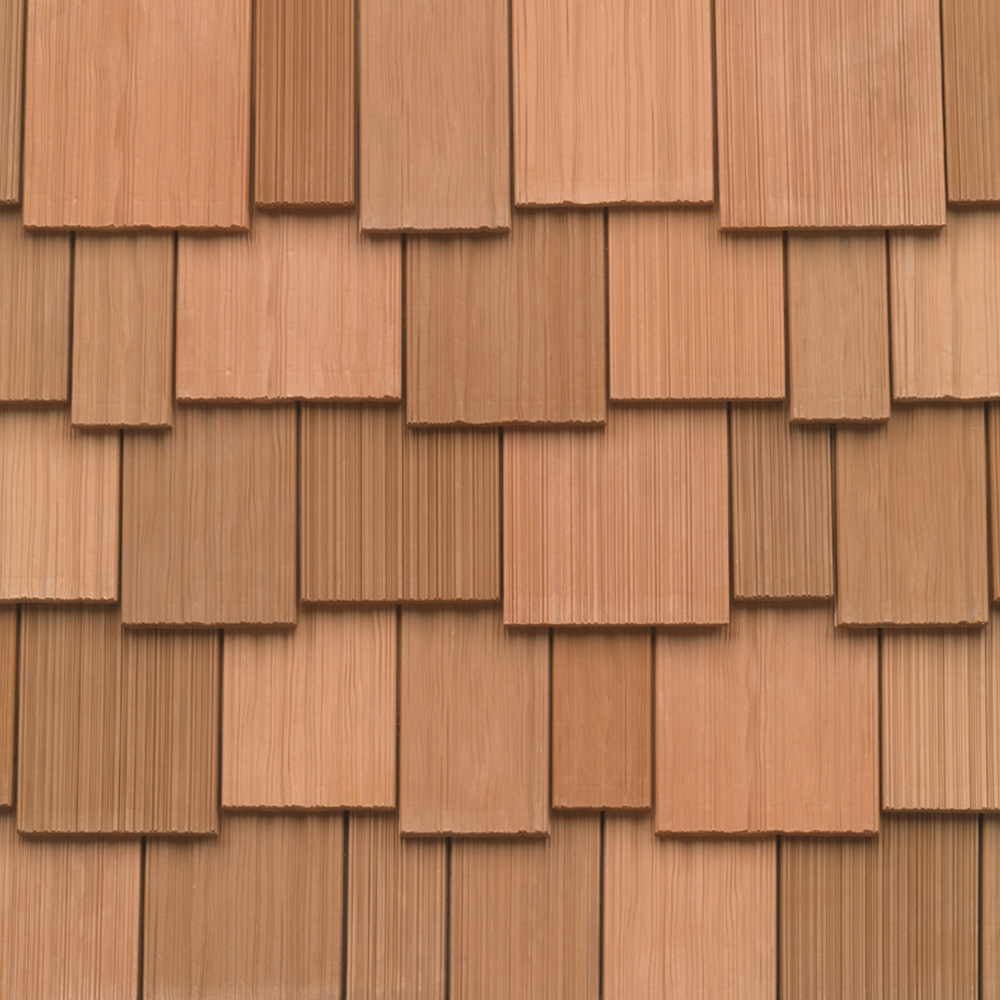 DaVinci Roofscapes Polymer Single-Width and Multi-Width Shake New Cedar