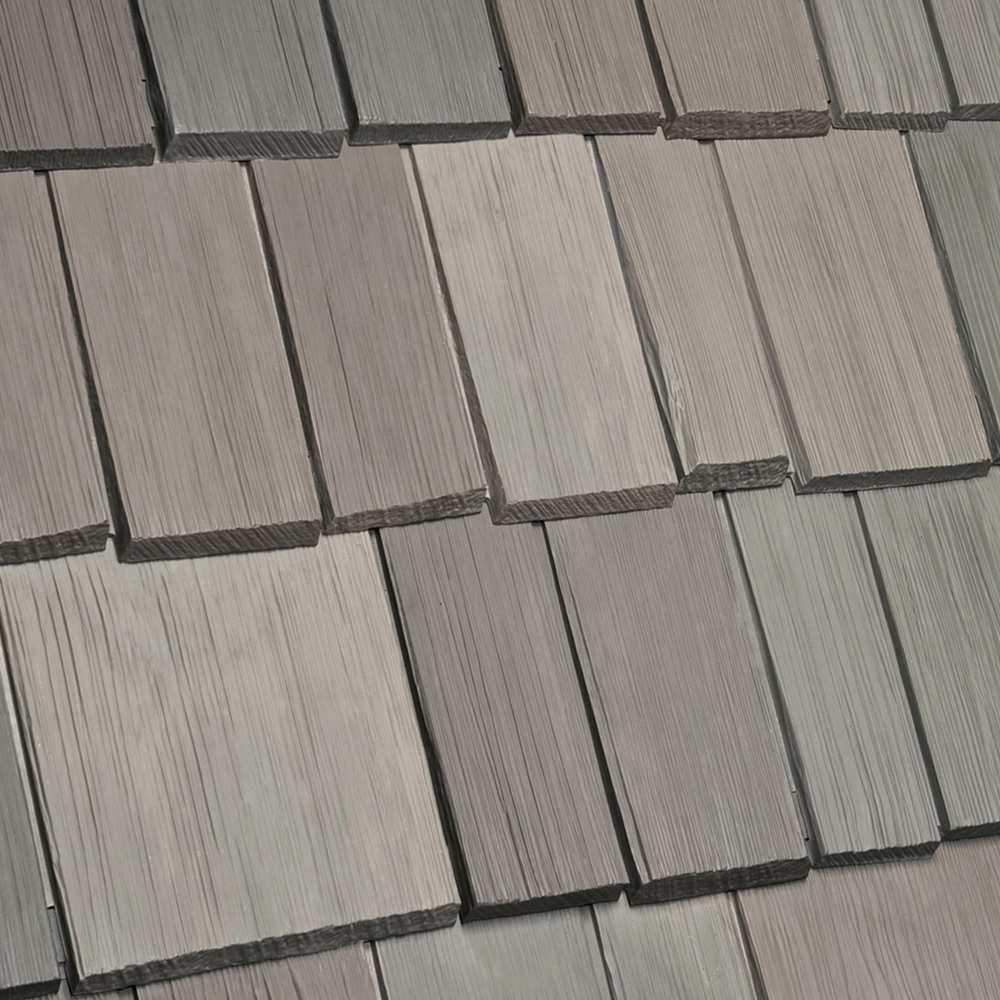 DaVinci Roofscapes Polymer Fancy Shake Weathered Gray