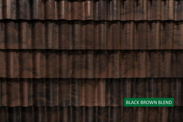 Brava Composite Spanish Barrel Tile Black Brown
