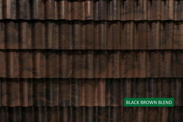 Brava Composite Spanish Barrel Tile Black Brown