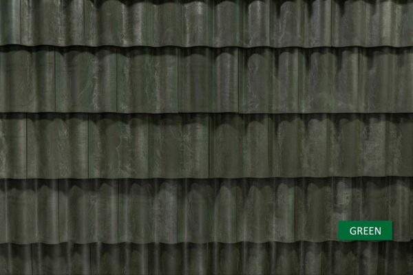 Brava Composite Spanish Barrel Tile green