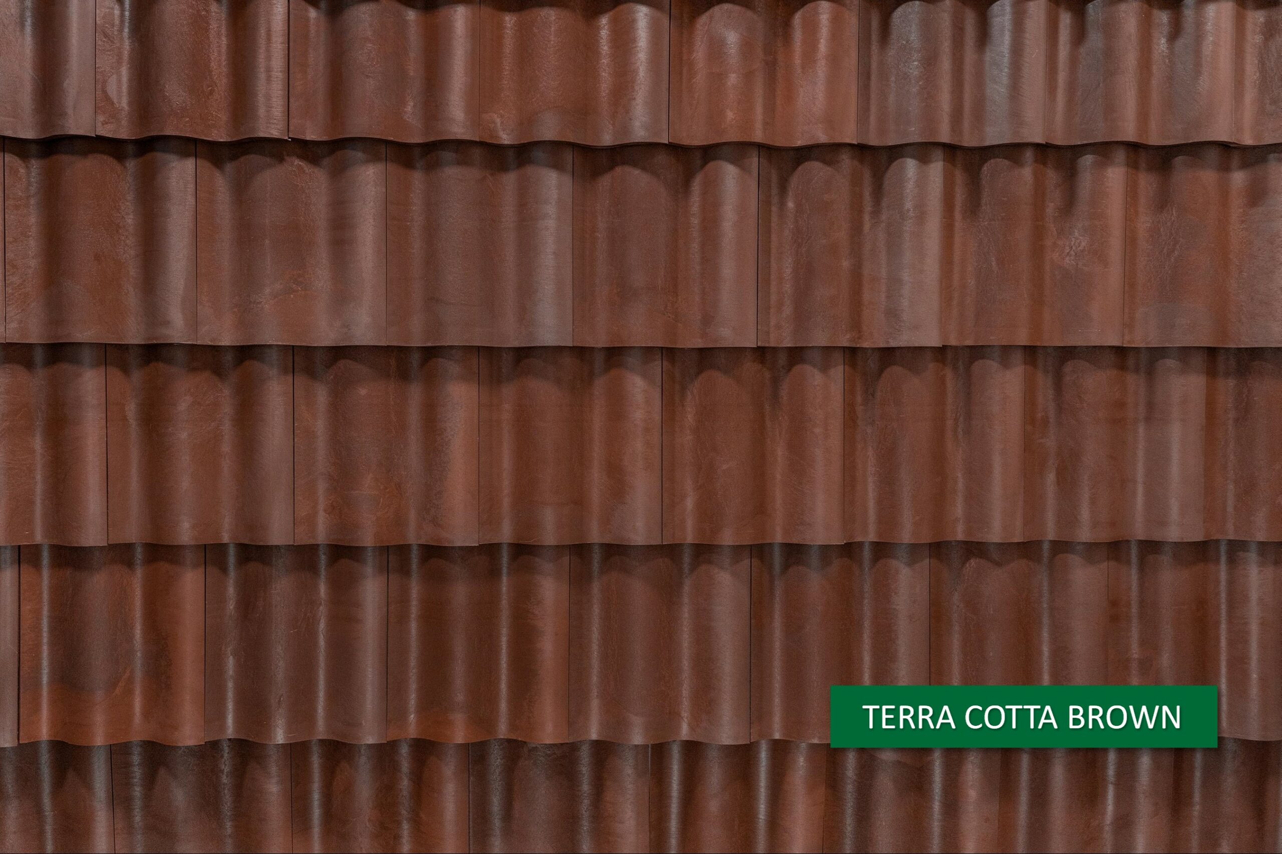 Brava Composite Spanish Barrel Tile terra cotta brown
