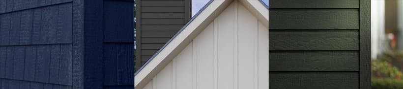 Diamond Kote prefinished engineered wood siding in multiple profiles and colors